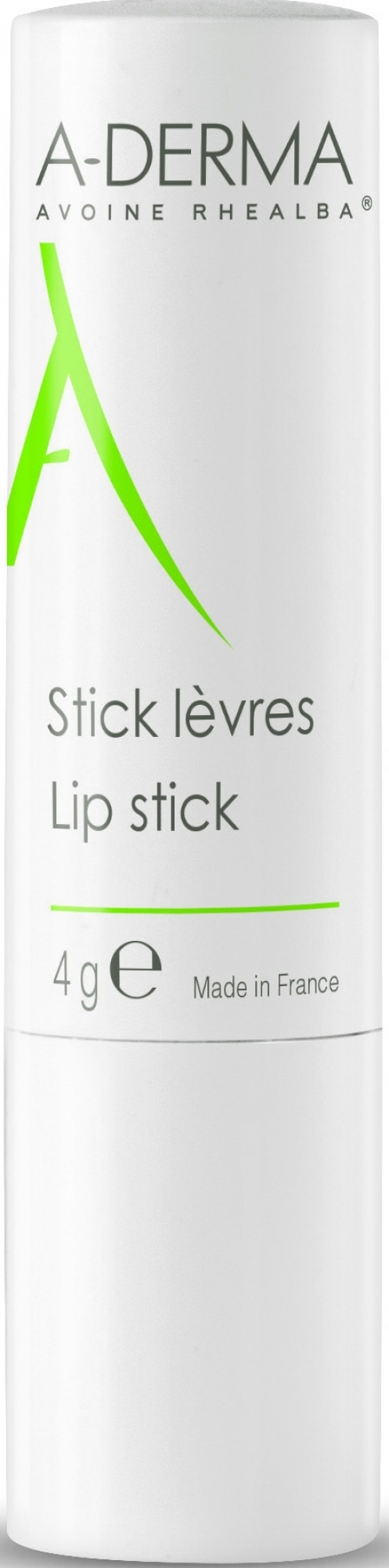 Бальзам для губ с экстрактом овса Реальба - A-Derma Lip Balm Stick — фото 4g