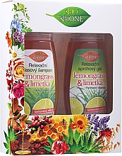 Парфумерія, косметика Набір - Bione Cosmetics Lemongrass & Lime Set (shampoo/260ml + sh/gel/260ml)