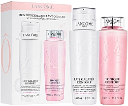 Духи, Парфюмерия, косметика Набор - Lancome Duo Confort (milk/400ml + ton/400ml)