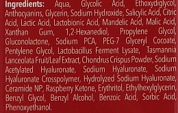 Сыворотка для лица с кислотами AHA-BHA-PHA - Bebak Exfoliating Red Serum — фото N3