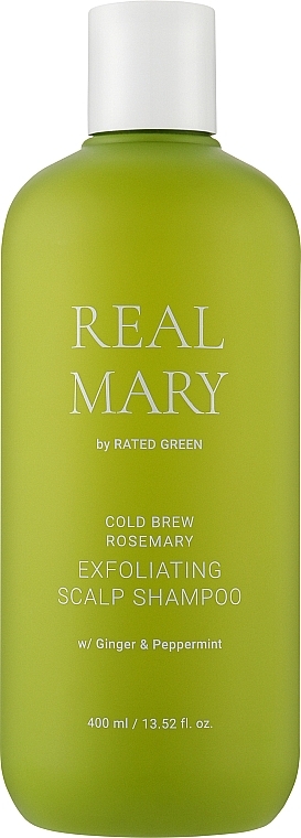 Глубоко очищающий и отшелушивающий шампунь с соком розмарина - Rated Green Real Mary Exfoliating Scalp Shampoo — фото N1