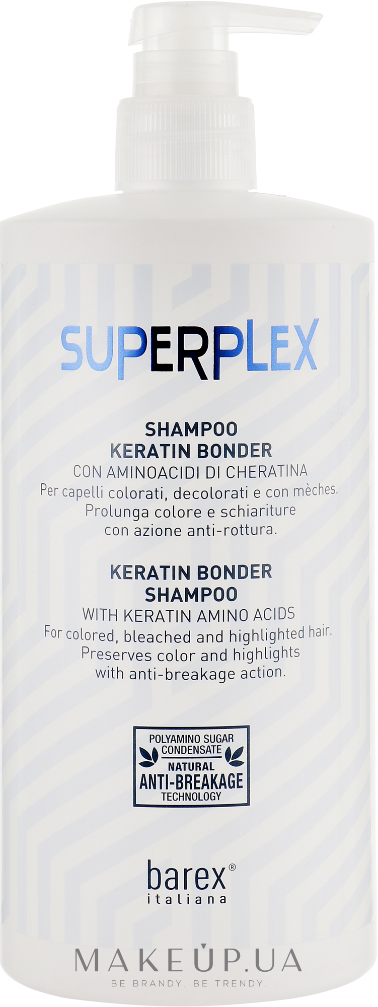 Кератиновий шампунь - Barex Italiana Keratin Bonder Shampoo — фото 750ml