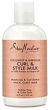 Молочко для волос - Shea Moisture Coco & Hibiscus Style Milk — фото N1