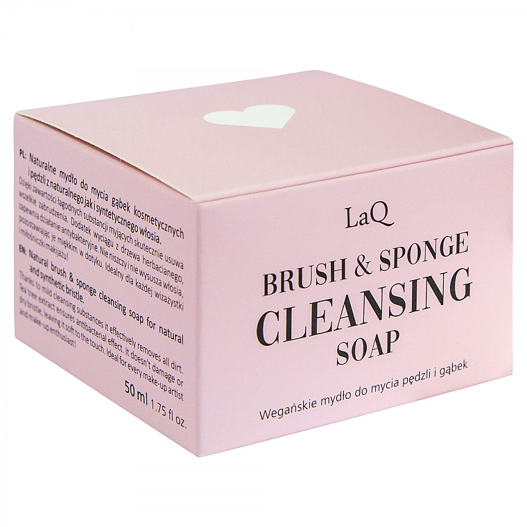 Мило для очищення пензлів і спонжів - LaQ Brush & Sponge Cleansing Soap — фото N2