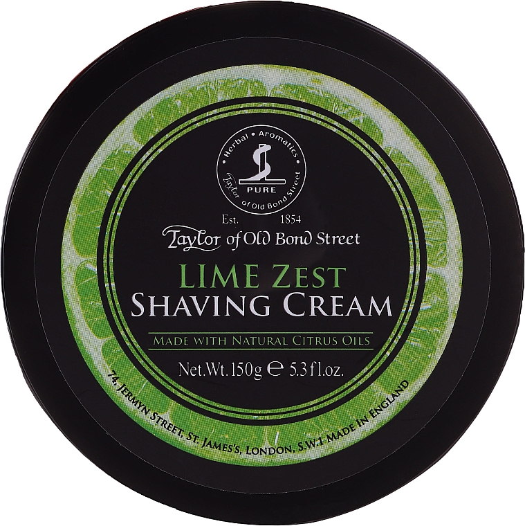 Крем для бритья - Taylor of Old Bond Street Lime Zest Shaving Cream Bowl — фото N1