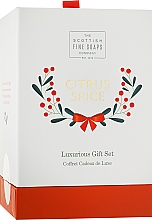 Набір - Scottish Fine Soaps Citrus Spice Luxurious Gift Set (wash/75ml + but/75ml + cr/75+soap) — фото N1