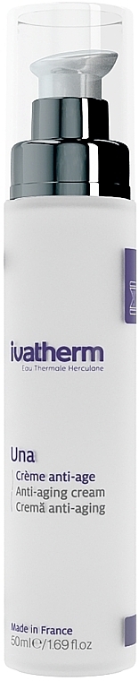 Антивозрастной крем для чувствительной кожи лица - Ivatherm Una Anti-aging Cream — фото N2
