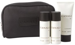 Парфумерія, косметика Canali Men - Набір (edt 50ml + sh/g 15ml + af/sh balm 15ml + bag)