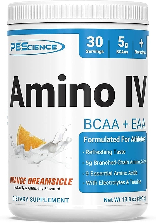 Пищевая добавка "Апельсиновое мороженое" - PEScience Amino IV Orange Dreamsicle — фото N2