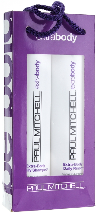 Набор - Paul Mitchell Extra Body Bonus Bag (shm/300ml + cond/300ml + bag)