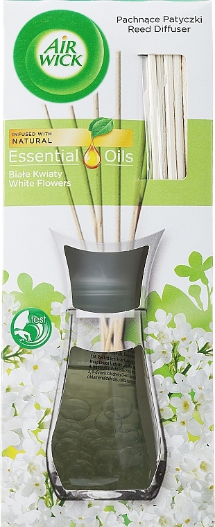 Диффузор - Air Wick Life Scents Reed Diffuser White Flowers — фото N1