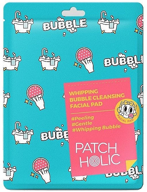 Очищувальна подушечка для обличчя - Patch Holic Whipping Bubble Cleansing Facial Pad — фото N1