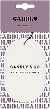 Парфумерія, косметика Ароматична підвіска - Candly&Co No.8 White Lotos Flower Fragrance Tag