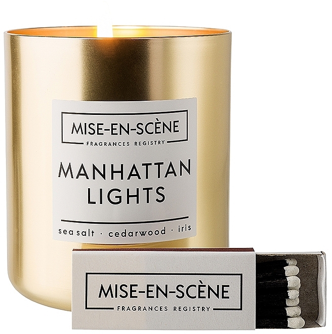 Ароматическая свеча - Ambientair Mise En Scene Manhattan Lights — фото N2