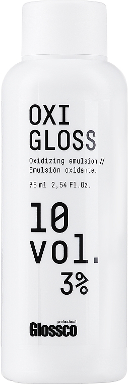 Окислювач для волосся - Glossco Color Oxigloss 10 Vol — фото N1