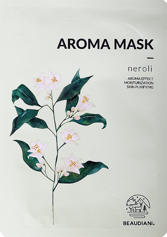 Маска для лица "Нероли" - Beaudiani Aroma Mask Neroli — фото N1