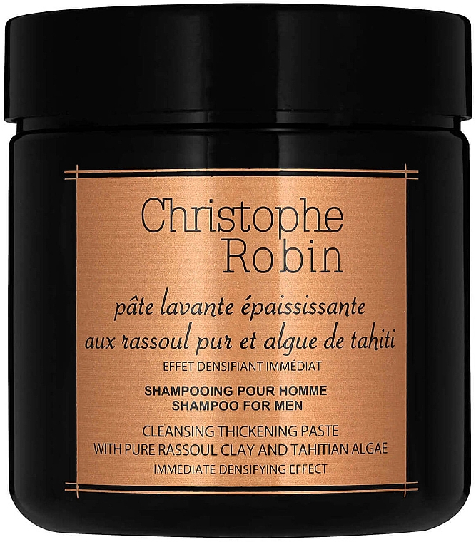 Очищувальна паста для волосся - Christophe Robin Cleansing Thickening Paste with Pure Rassoul Clay and Tahitian Algae — фото N2