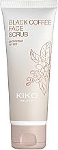 Парфумерія, косметика Скраб для обличчя з екстрактом кави - Kiko Milano Superfood Skincare Black Coffee Face Scrub