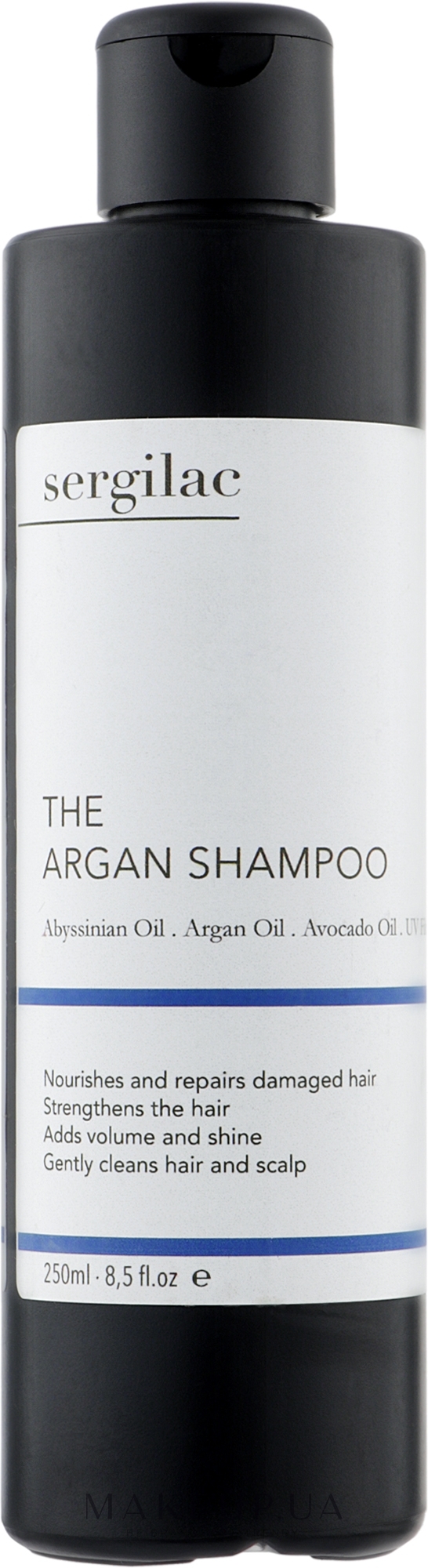 Шампунь с аргановым маслом - Sergilac The Argan Shampoo — фото 250ml