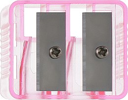 Точилка косметическая двойная 9199, розовая - SPL — фото N2
