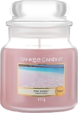 Свеча в стеклянной банке - Yankee Candle Pink Sands — фото N1