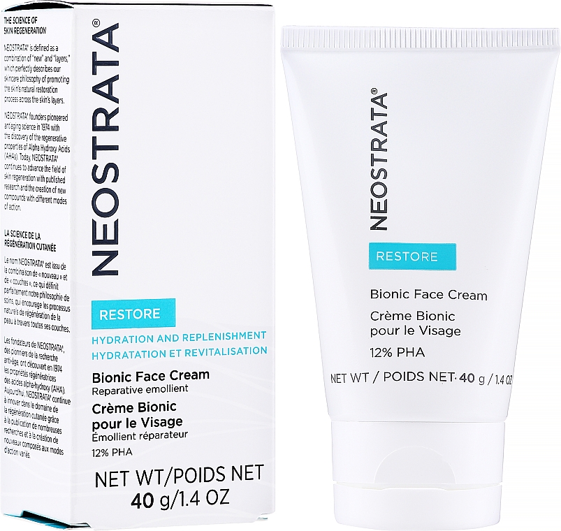 Крем для лица - NeoStrata Restore Bionic Face Cream 12% PHA — фото N2