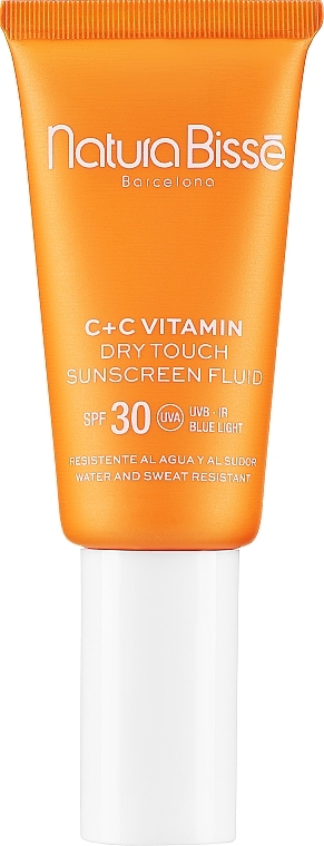 Флюїд для обличчя - Natura Bisse C+C Dry Touch Sunscreen Fluid SPF50 — фото N1