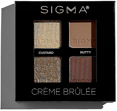 Палетка тіней - Sigma Beauty Creme Brulee Eyeshadow Quad — фото N3