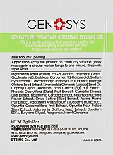Пилинг-гель для обновления кожи лица - Genosys EPI Turnover Boosting Peeling Gel (пробник) — фото N2