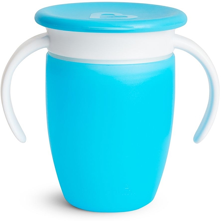 Чашка-непроливайка з кришкою, блакитна, 207 мл - Miracle — фото N2
