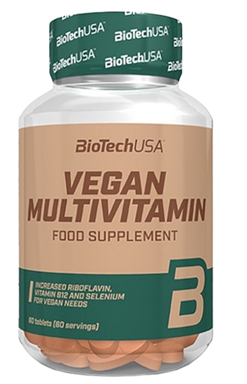 Веганські вітаміни та мінерали - BioTechUSA Vegan Multivitamin Food Supplement — фото N1