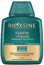 Духи, Парфюмерия, косметика Восстанавливающий шампунь для волос - Biota Bioxsine Keratin & Argan Repairing Shampoo 
