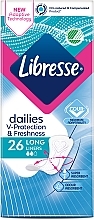 Ежедневные прокладки, 26 шт. - Libresse Dailies Protect Long Liners — фото N2