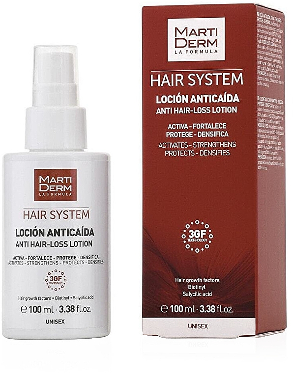 Лосьон против выпадения волос - Martiderm Anti Hair-Loss Lotion — фото N1