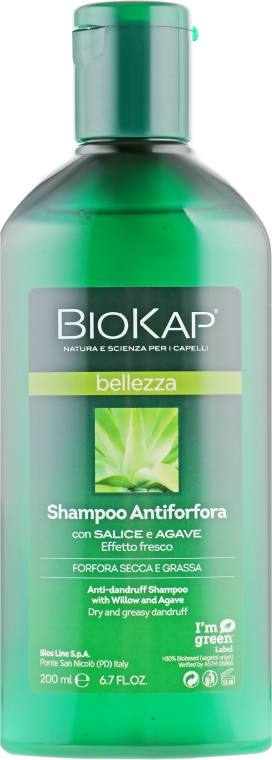 Шампунь від лупи - BiosLine BioKap Anti-Dandruff Shampoo — фото N2