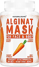 Парфумерія, косметика Альгінатна маска з морквою - Naturalissimoo Carrot Alginat Mask