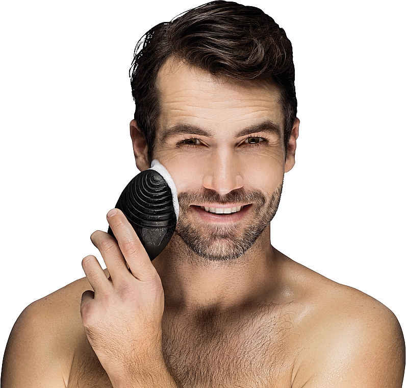 Очищувальна щітка і антивіковый масажер для обличчя для чоловіків - Foreo Luna 2 Anti-Ageing and Facial Cleansing Brush for Men — фото N4