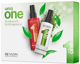 Парфумерія, косметика Набір - Revlon Professional Uniq One Green Tea (hair/spray/150ml + hair/spray/150ml)