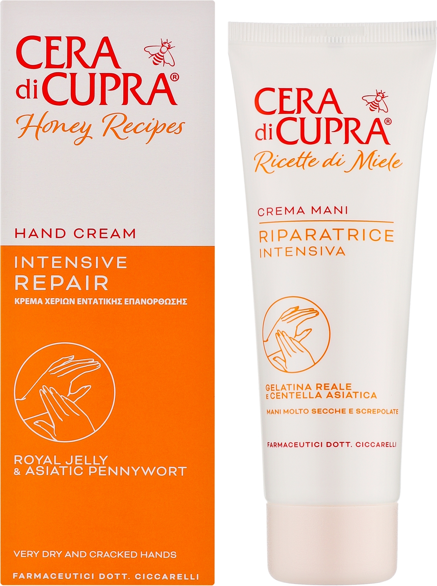 Крем для рук інтенсивний та відновлюючий - Cera di Cupra Intensive Repair Hand Cream — фото 75ml