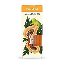 Олія-гель для догляду за нігтями "Папая" - Moyra Nail Care Oil Gel Papaya — фото N1