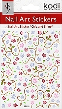 Духи, Парфюмерия, косметика Наклейки для дизайна ногтей - Kodi Professional Nail Art Stickers SP018