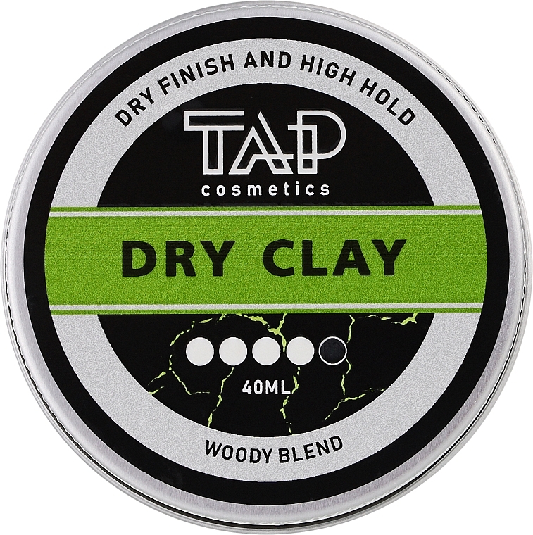 Глина для укладки волос "Woody Bland" - TAP Cosmetics Dry Clay