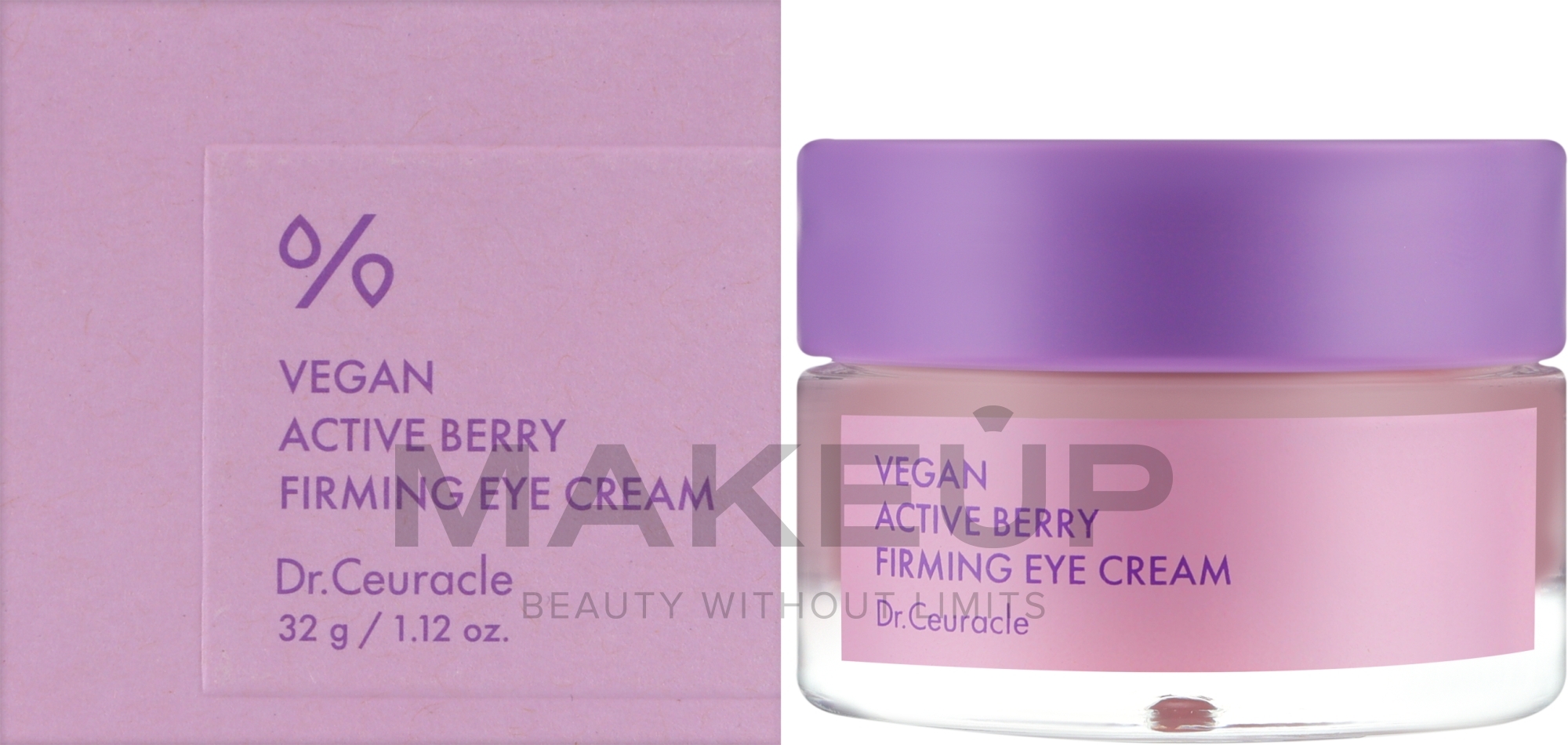 Зміцнювальний крем для шкіри навколо очей - Dr.Ceuracle Vegan Active Berry Firming Eye Cream — фото 32g