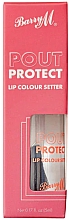 Блеск для губ - Barry M Pout Protect Lip Colour Setter — фото N2