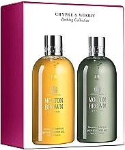 Духи, Парфюмерия, косметика Molton Brown Chypre & Woody Bathing Collection - Набор (sh/gel/2x300ml)