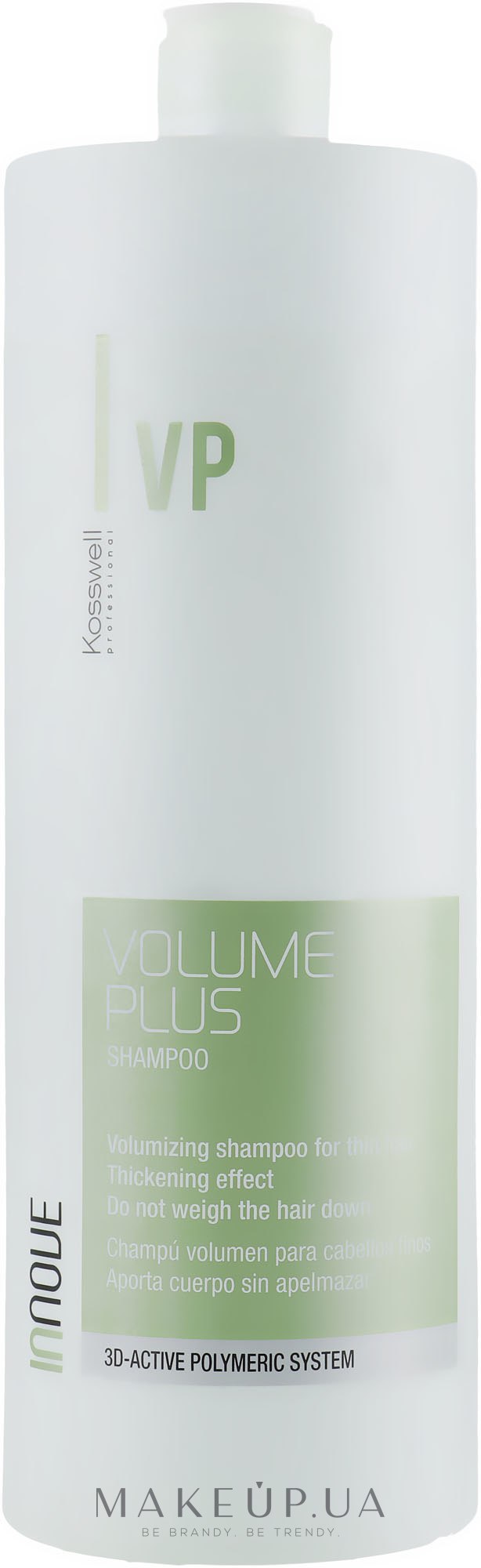Шампунь, що надає додатковий об'єм - Kosswell Professional Innove Volume Plus Shampoo — фото 1000ml