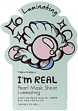 Тканевая маска для лица с экстрактом жемчуга - Tony Moly I Am Pearl Sheet Mask — фото N1