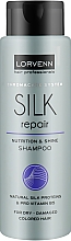 Парфумерія, косметика Шампунь для сухого, пошкодженого, фарбованого волосся - Lorvenn Silk Repair Nutrition & Shine Shampoo