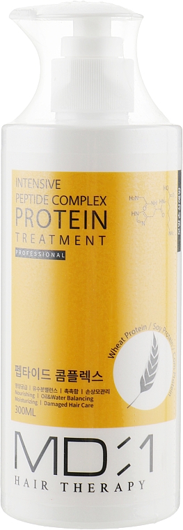 Маска-кондиціонер для волосся з протеїном - Med B MD:1 Intensive Peptide Complex Protein Treatment — фото N1