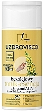 Безмасляный тоник-эссенция для лица с AHA-кислотами для очищения пор - Uzdrovisco — фото N1